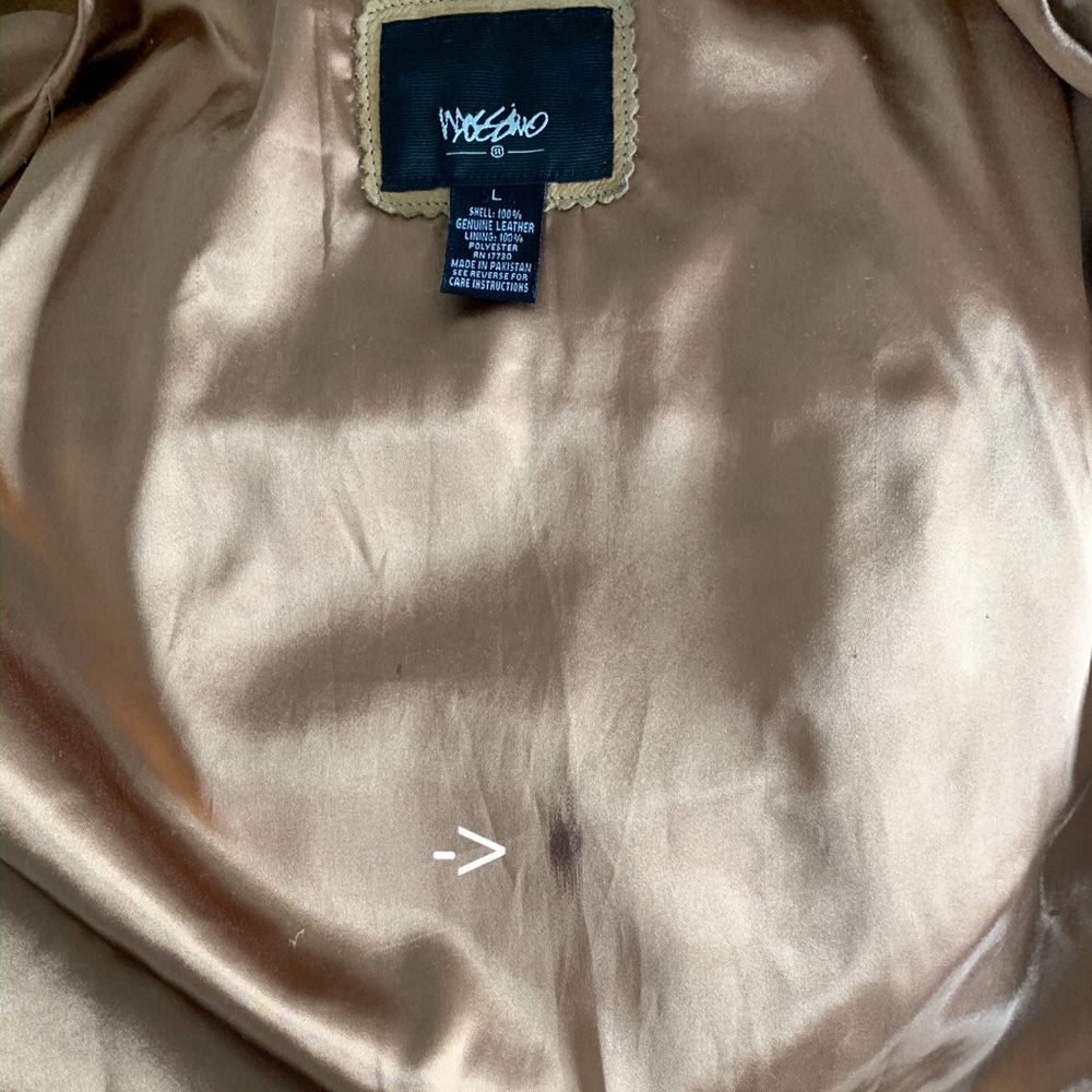Mossimo | Hazelnut Leather Jacket - image 7